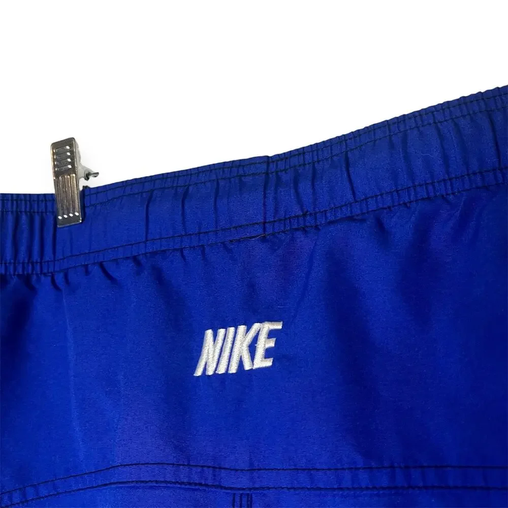 Nike Blue Swim‎ Trunks Men Athleisure Beach Vacation Pool Shorts Size Medium